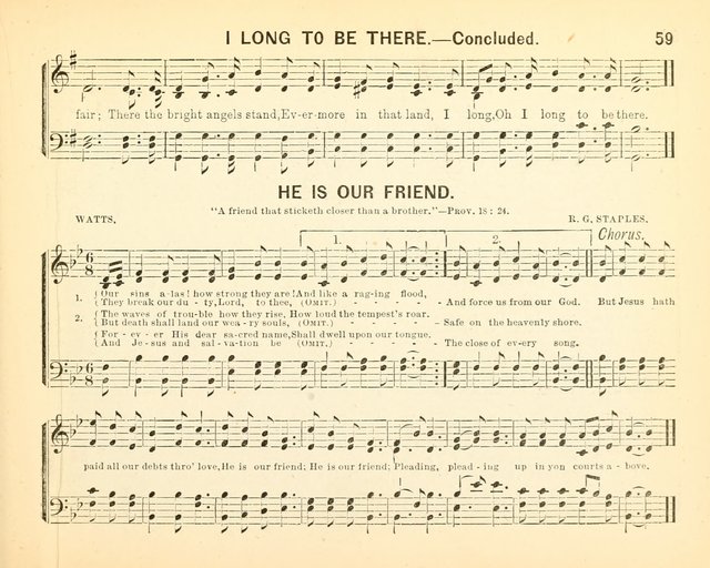 Always Welcome: a choice collection of song gems for the Sunday Shcool, prayer and praise meetings and the home circle page 64