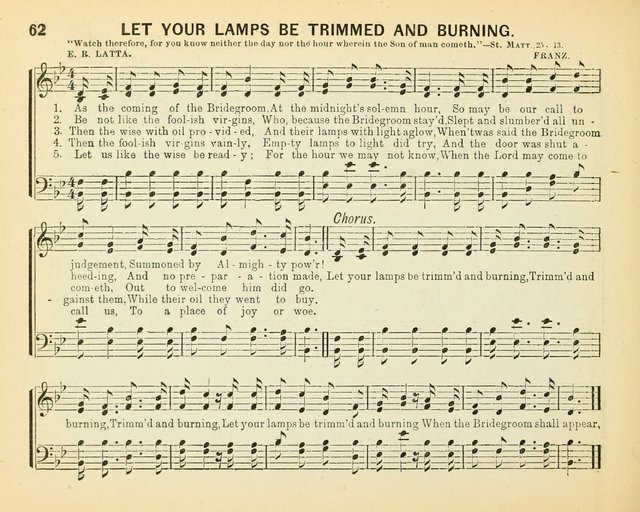 Always Welcome: a choice collection of song gems for the Sunday Shcool, prayer and praise meetings and the home circle page 67