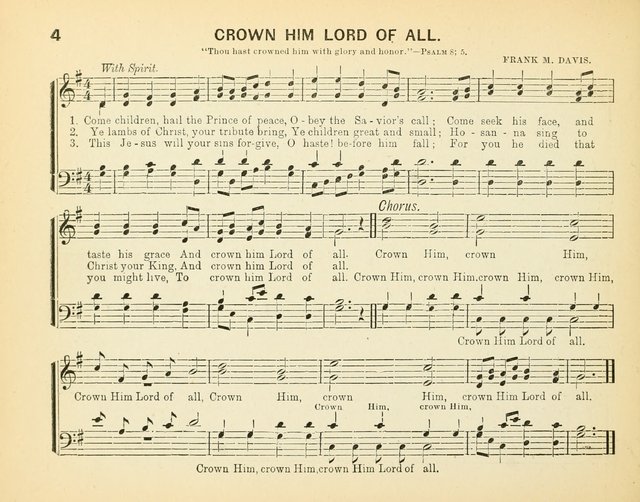 Always Welcome: a choice collection of song gems for the Sunday Shcool, prayer and praise meetings and the home circle page 9