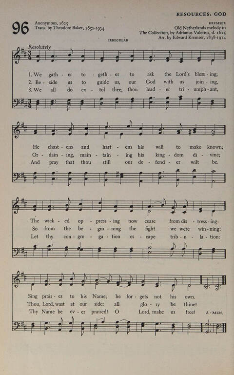 At Worship: a hymnal for young churchmen page 112