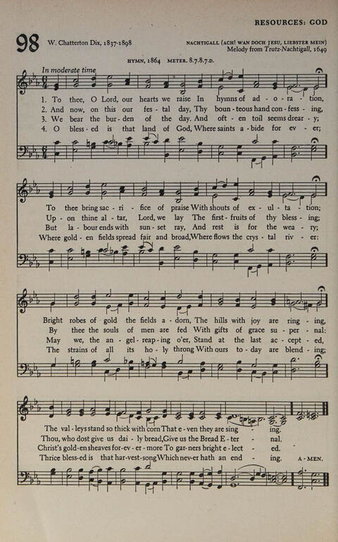 At Worship: a hymnal for young churchmen page 114