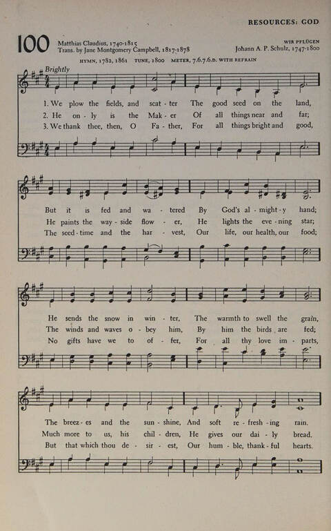 At Worship: a hymnal for young churchmen page 116