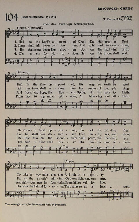 At Worship: a hymnal for young churchmen page 120