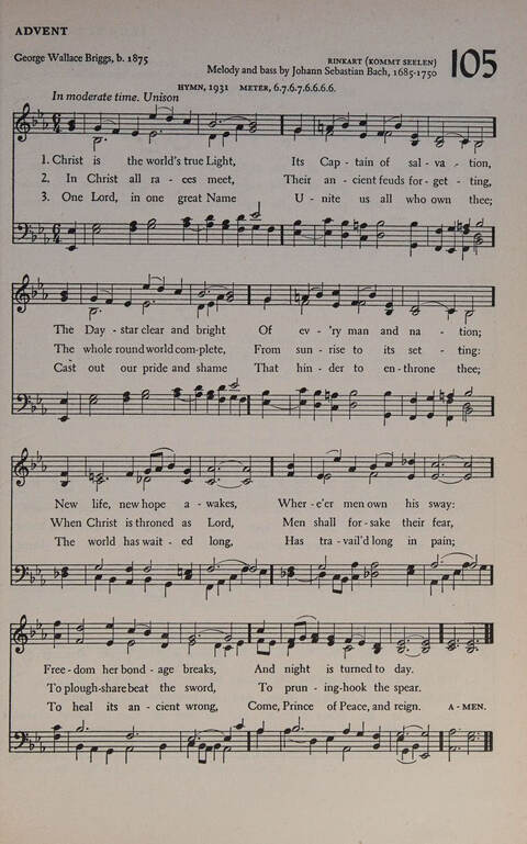 At Worship: a hymnal for young churchmen page 121