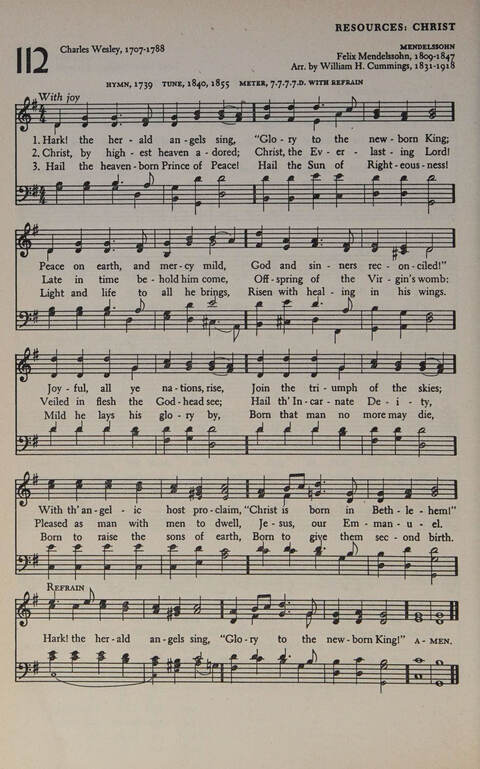 At Worship: a hymnal for young churchmen page 128