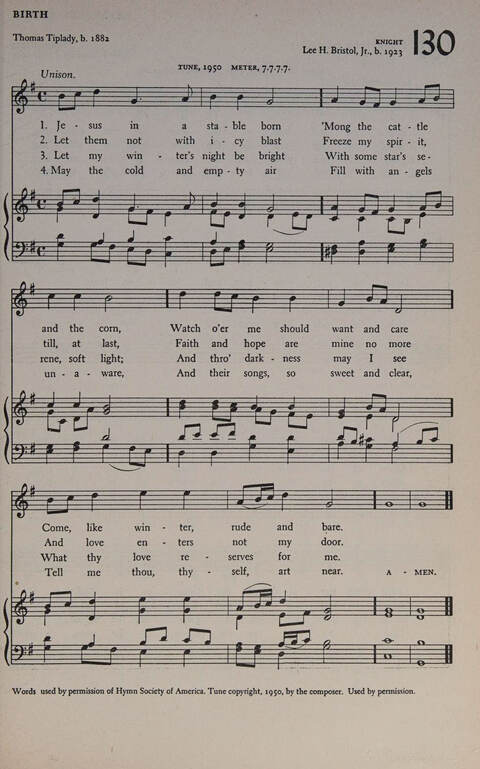 At Worship: a hymnal for young churchmen page 145