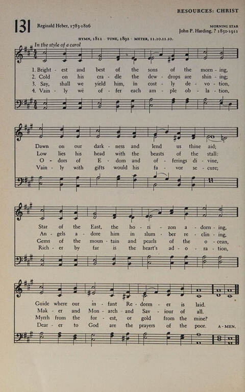 At Worship: a hymnal for young churchmen page 146