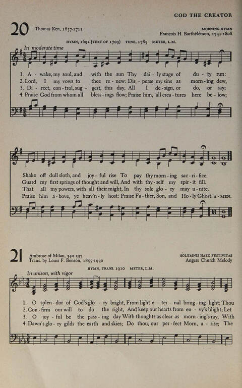 At Worship: a hymnal for young churchmen page 18