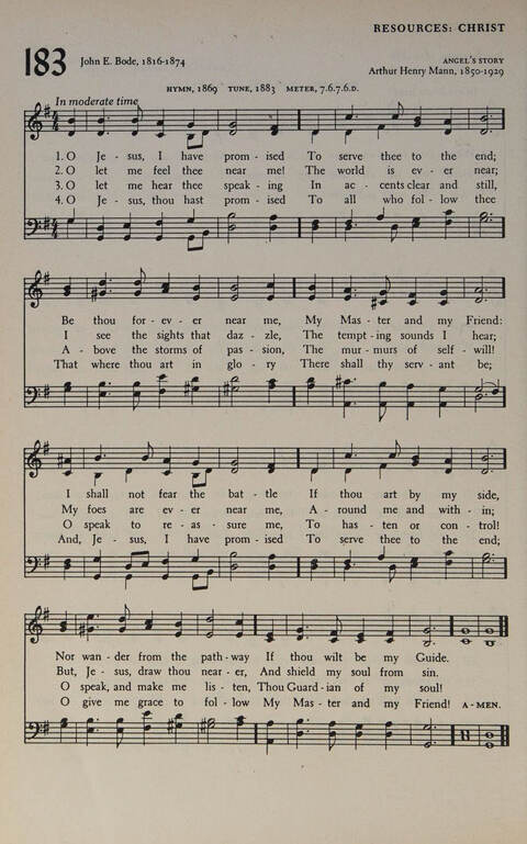 At Worship: a hymnal for young churchmen page 190