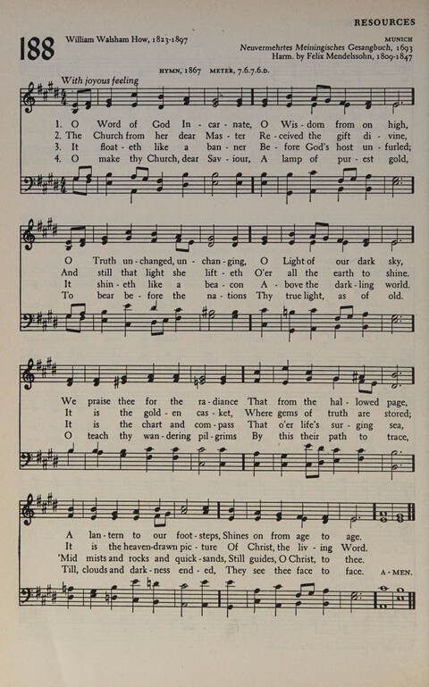 At Worship: a hymnal for young churchmen page 194