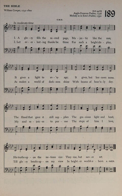 At Worship: a hymnal for young churchmen page 195