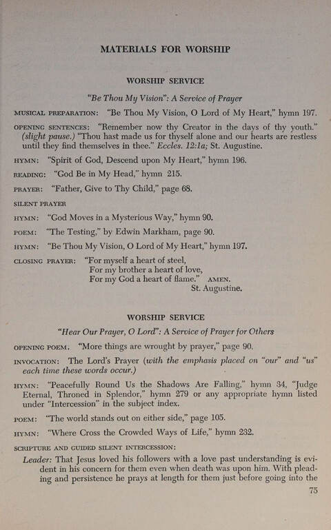 At Worship: a hymnal for young churchmen page 229