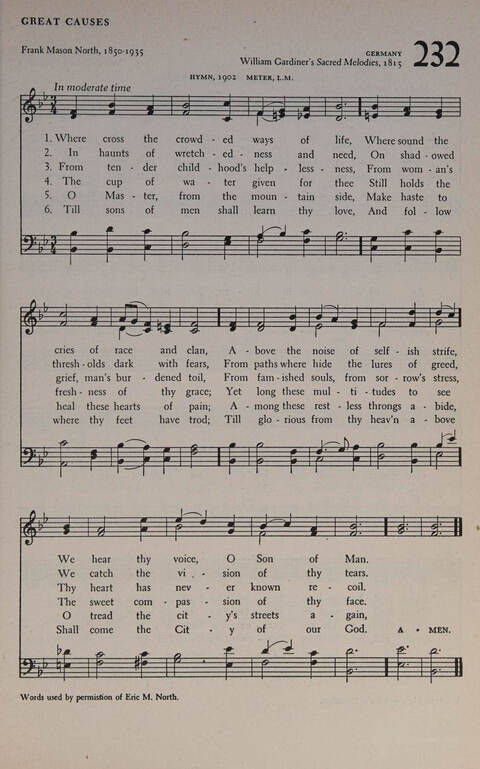 At Worship: a hymnal for young churchmen page 249