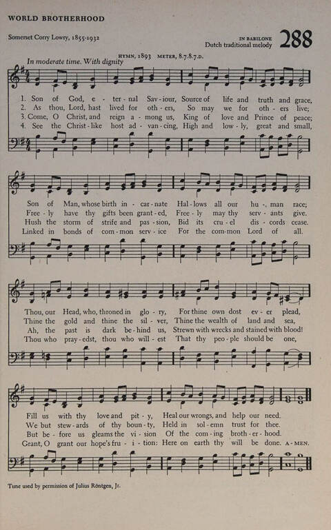 At Worship: a hymnal for young churchmen page 297