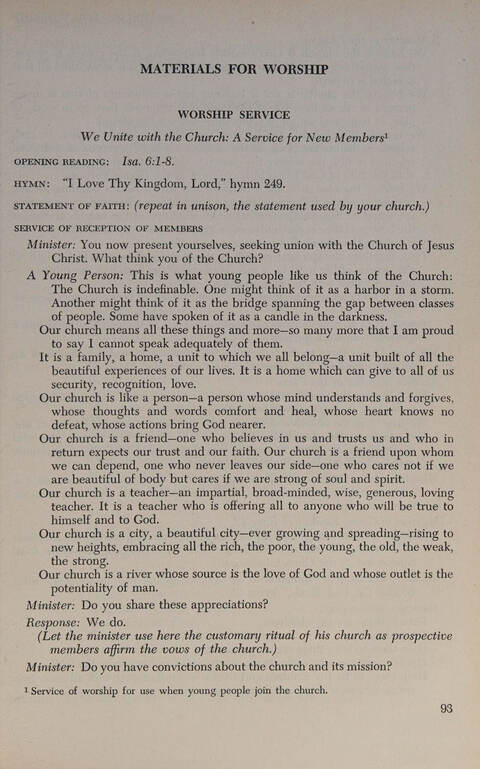 At Worship: a hymnal for young churchmen page 311