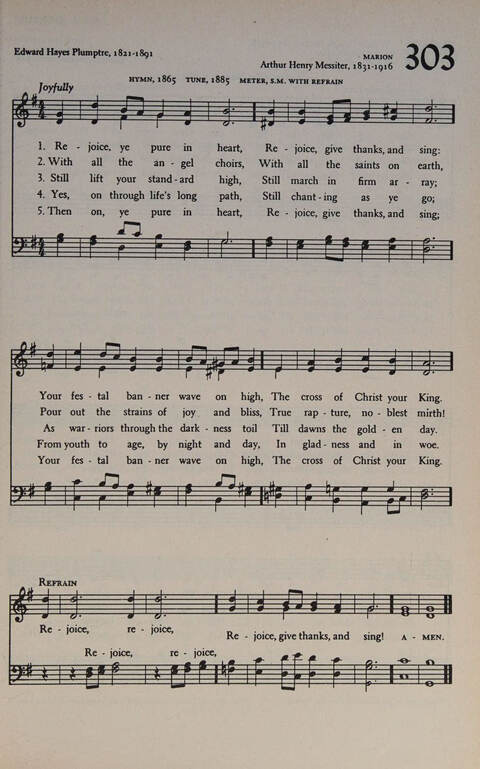 At Worship: a hymnal for young churchmen page 327