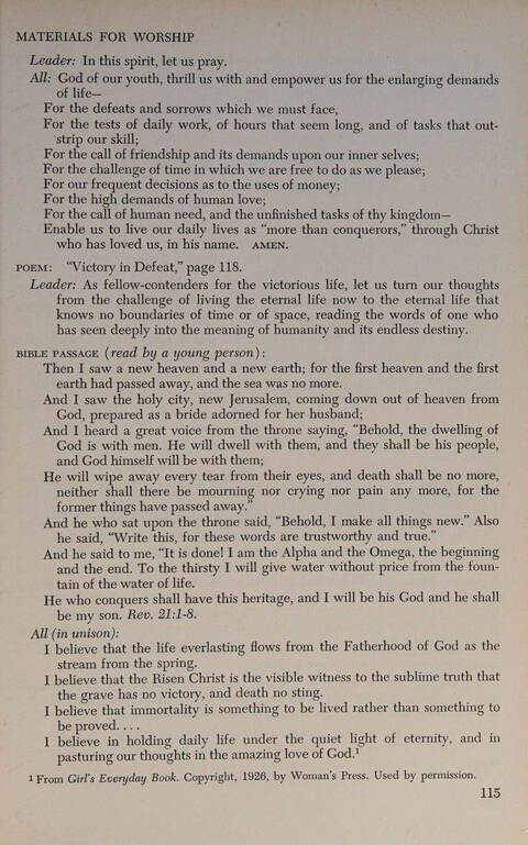 At Worship: a hymnal for young churchmen page 347