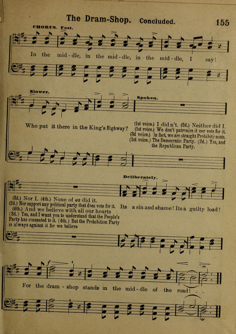 The Battle Cry: a new collection of temperance and prohibition songs page 155