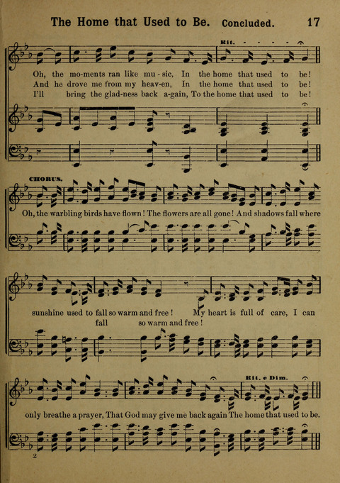 The Battle Cry: a new collection of temperance and prohibition songs page 17