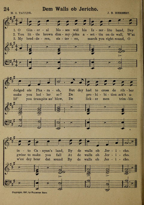 The Battle Cry: a new collection of temperance and prohibition songs page 24