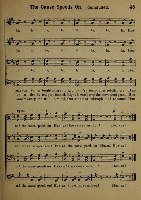 The Battle Cry: a new collection of temperance and prohibition songs page 45