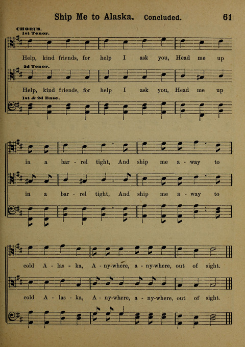 The Battle Cry: a new collection of temperance and prohibition songs page 61