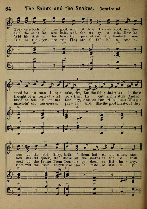 The Battle Cry: a new collection of temperance and prohibition songs page 64