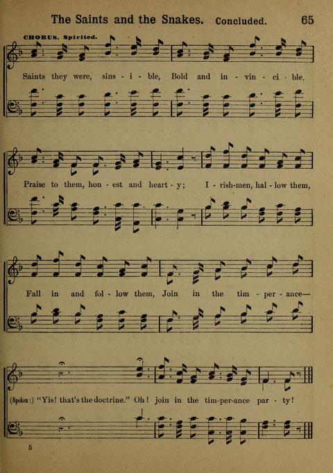 The Battle Cry: a new collection of temperance and prohibition songs page 65