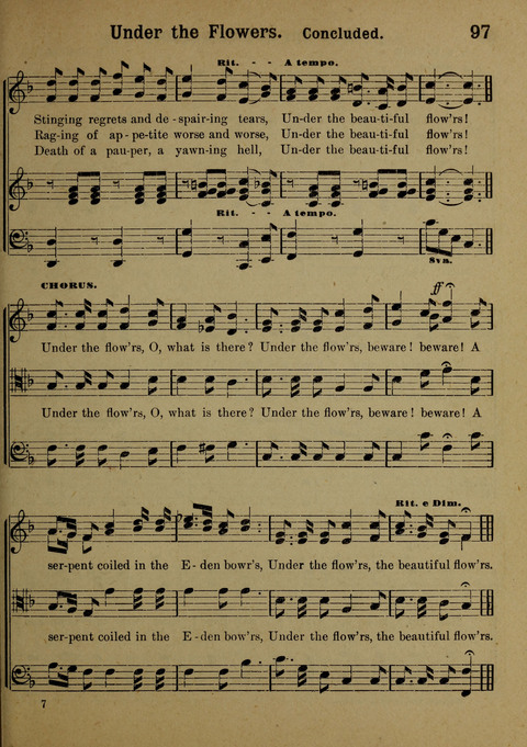 The Battle Cry: a new collection of temperance and prohibition songs page 97