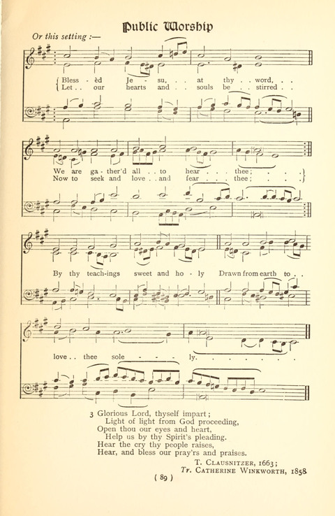 The Bach Chorale Book page 89