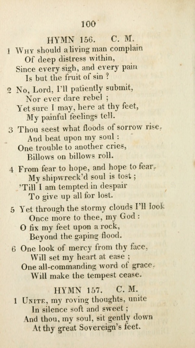 The Brick Church Hymns, Designed for the Use of Social Prayer Meetings and Families, selected from the most approved authors page 101