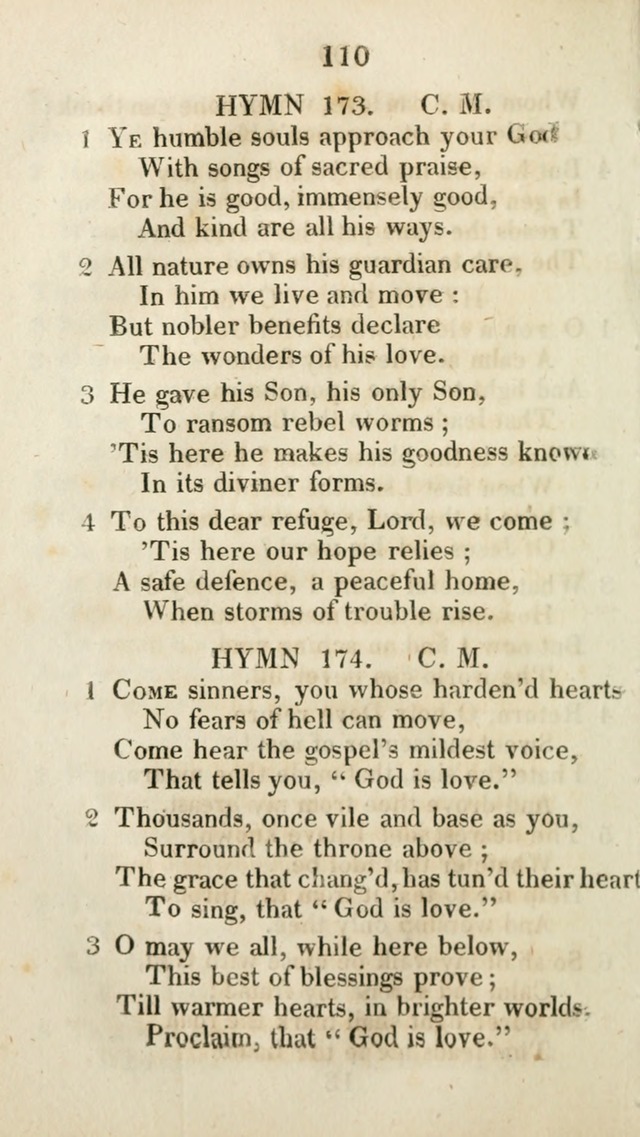 The Brick Church Hymns, Designed for the Use of Social Prayer Meetings and Families, selected from the most approved authors page 111