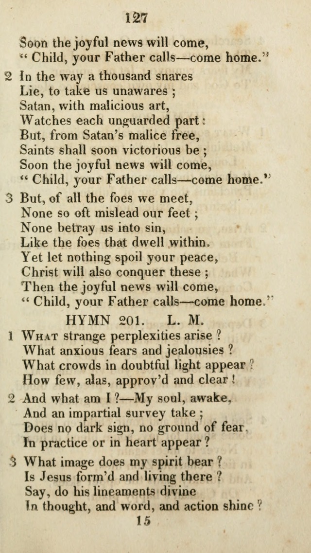 The Brick Church Hymns, Designed for the Use of Social Prayer Meetings and Families, selected from the most approved authors page 128