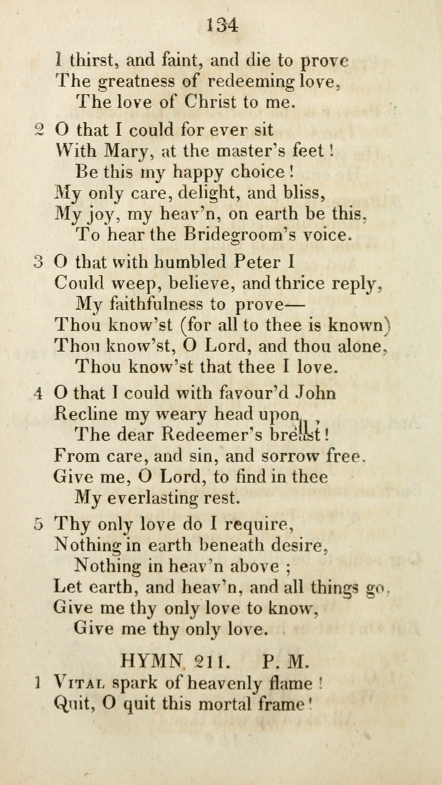 The Brick Church Hymns, Designed for the Use of Social Prayer Meetings and Families, selected from the most approved authors page 135