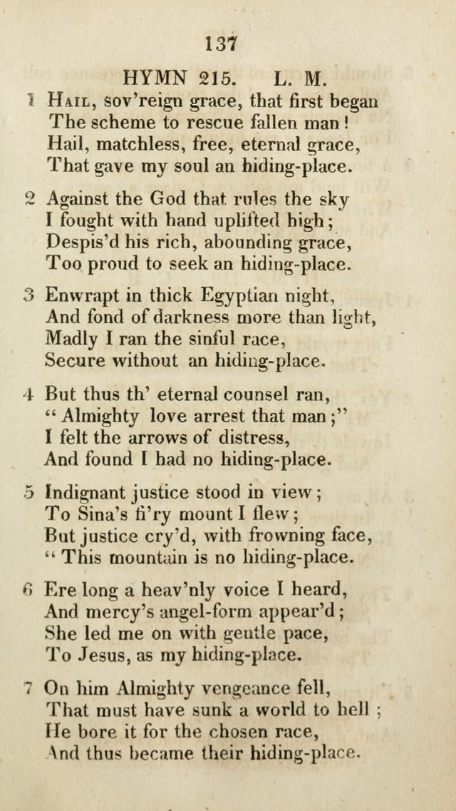 The Brick Church Hymns, Designed for the Use of Social Prayer Meetings and Families, selected from the most approved authors page 138