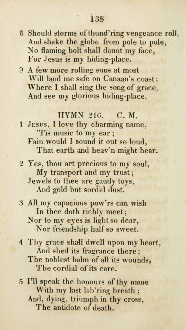 The Brick Church Hymns, Designed for the Use of Social Prayer Meetings and Families, selected from the most approved authors page 139