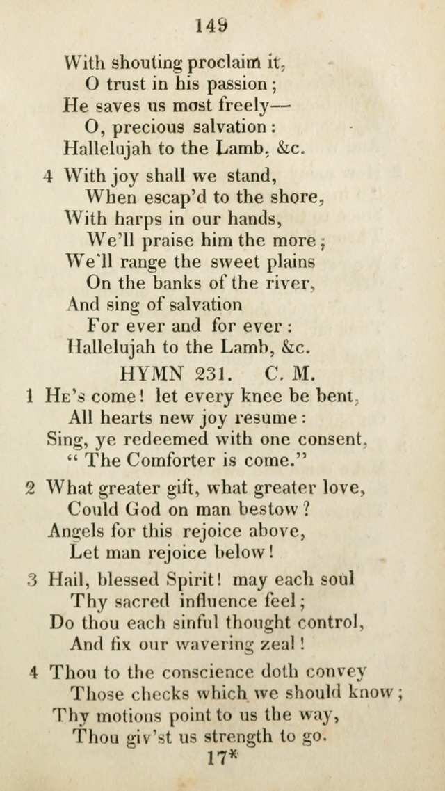 The Brick Church Hymns, Designed for the Use of Social Prayer Meetings and Families, selected from the most approved authors page 150