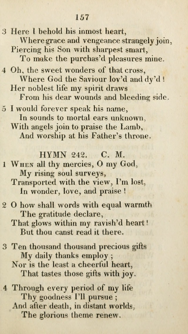 The Brick Church Hymns, Designed for the Use of Social Prayer Meetings and Families, selected from the most approved authors page 158