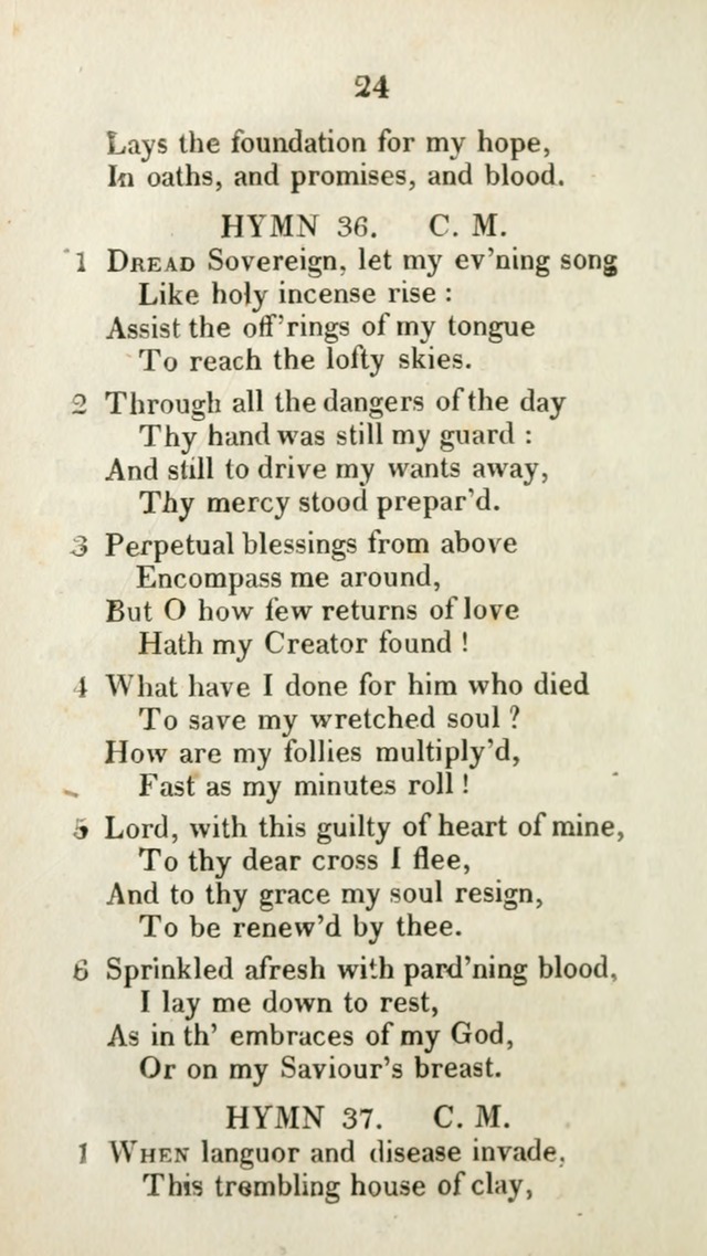 The Brick Church Hymns, Designed for the Use of Social Prayer Meetings and Families, selected from the most approved authors page 25