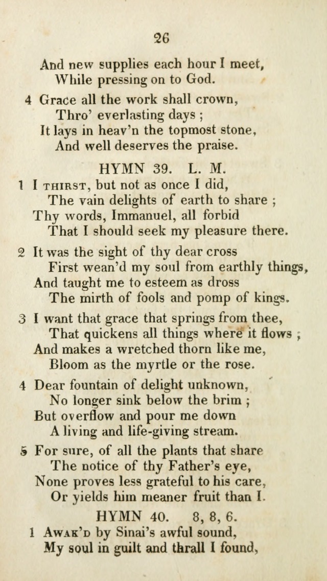 The Brick Church Hymns, Designed for the Use of Social Prayer Meetings and Families, selected from the most approved authors page 27