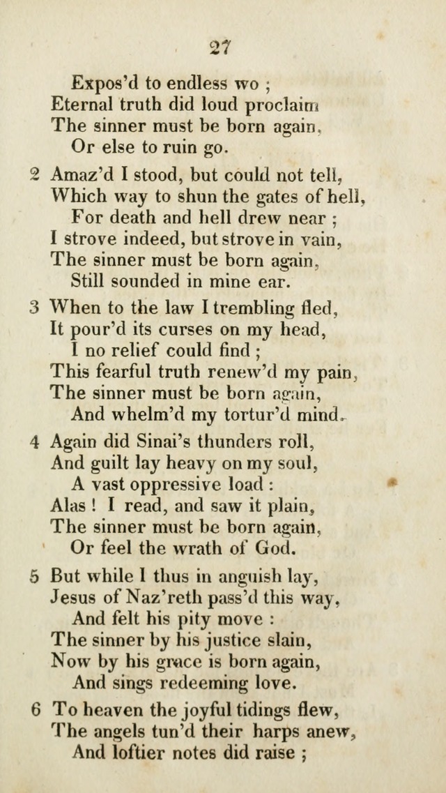 The Brick Church Hymns, Designed for the Use of Social Prayer Meetings and Families, selected from the most approved authors page 28