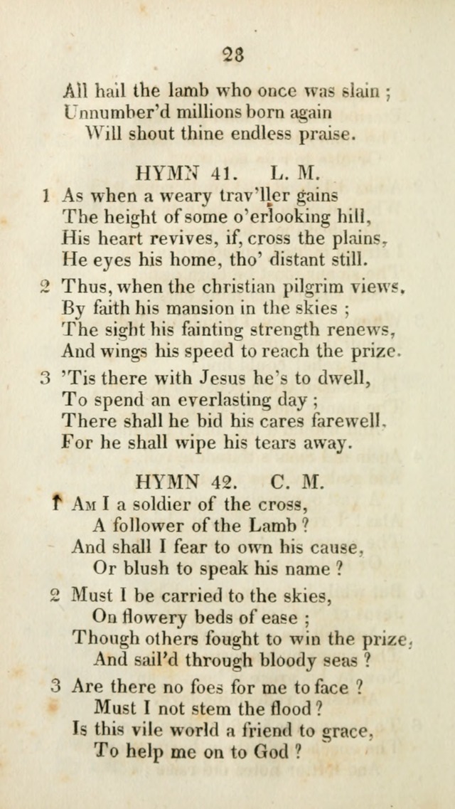 The Brick Church Hymns, Designed for the Use of Social Prayer Meetings and Families, selected from the most approved authors page 29