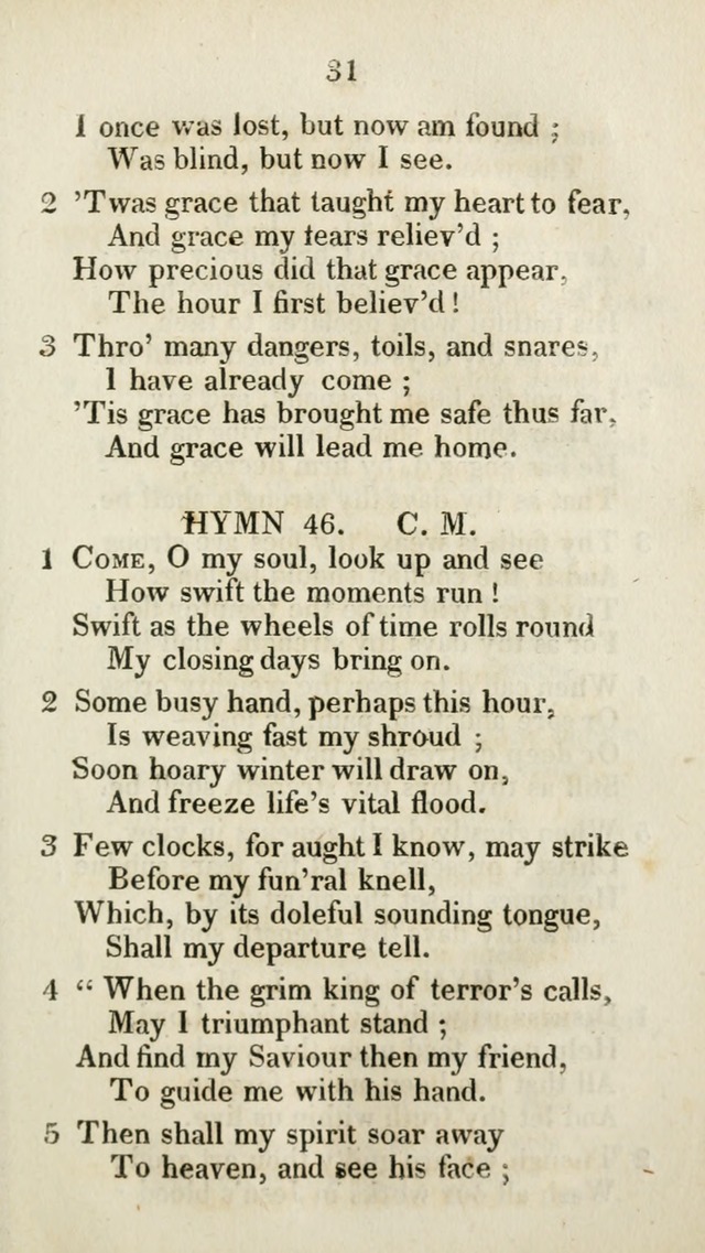 The Brick Church Hymns, Designed for the Use of Social Prayer Meetings and Families, selected from the most approved authors page 32