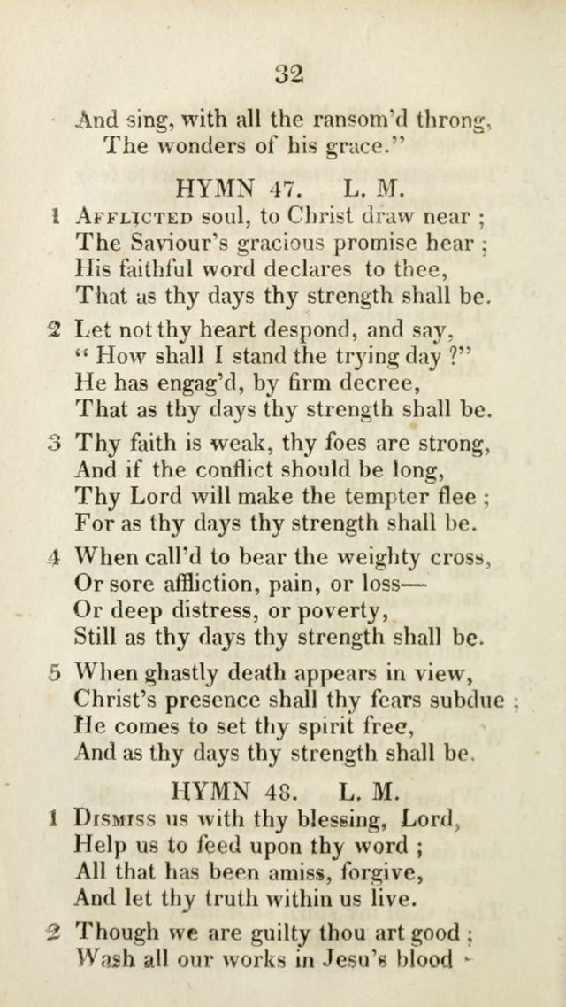 The Brick Church Hymns, Designed for the Use of Social Prayer Meetings and Families, selected from the most approved authors page 33