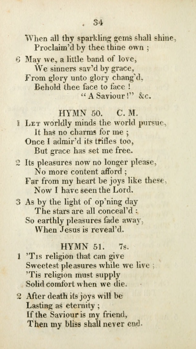 The Brick Church Hymns, Designed for the Use of Social Prayer Meetings and Families, selected from the most approved authors page 35