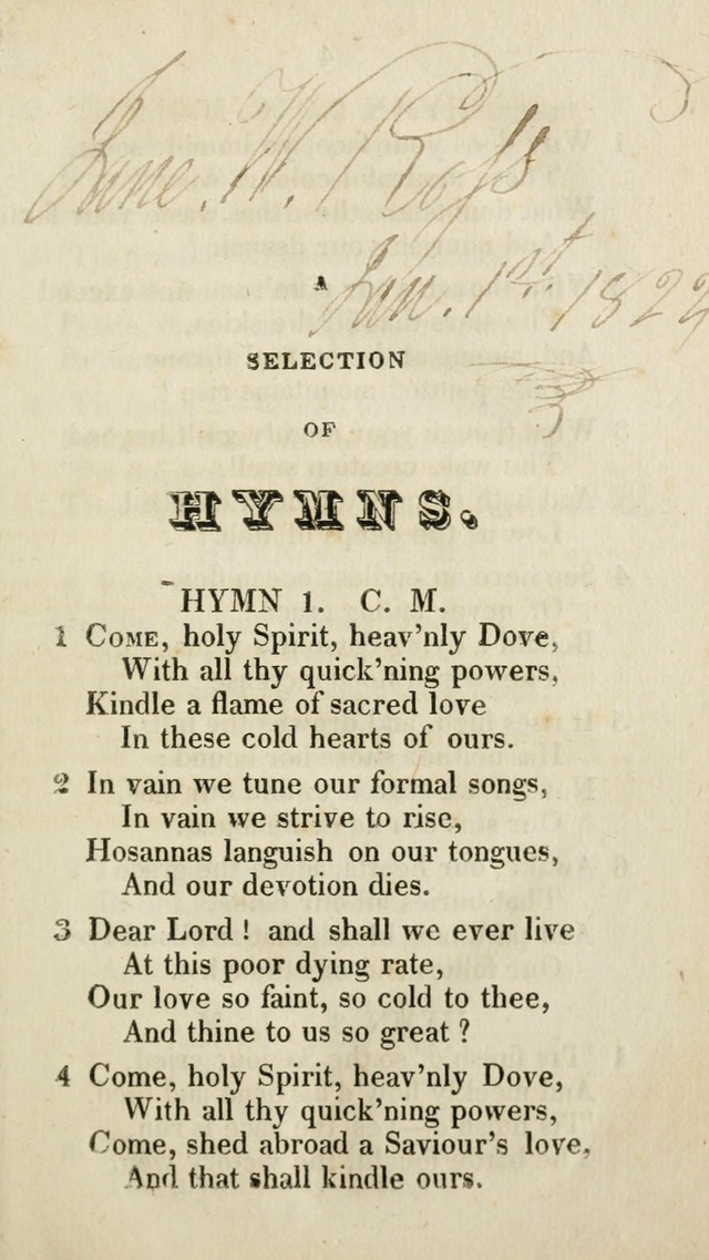 The Brick Church Hymns, Designed for the Use of Social Prayer Meetings and Families, selected from the most approved authors page 4