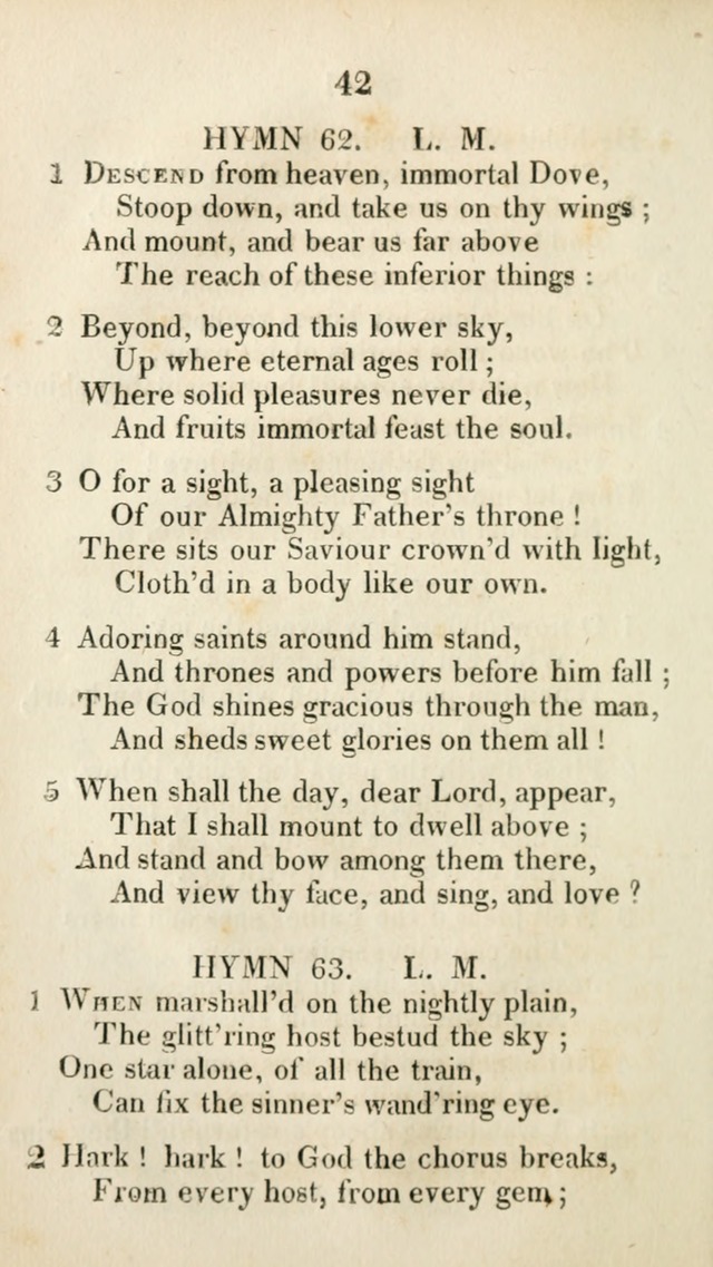 The Brick Church Hymns, Designed for the Use of Social Prayer Meetings and Families, selected from the most approved authors page 43