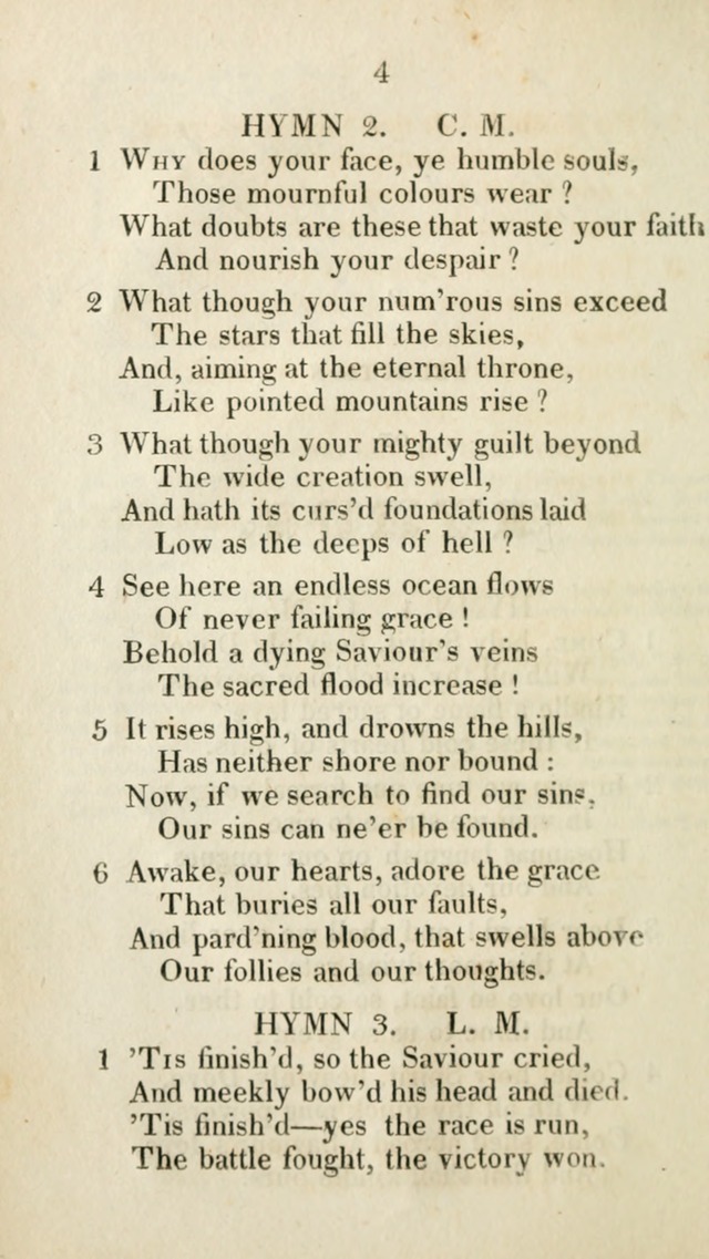 The Brick Church Hymns, Designed for the Use of Social Prayer Meetings and Families, selected from the most approved authors page 5