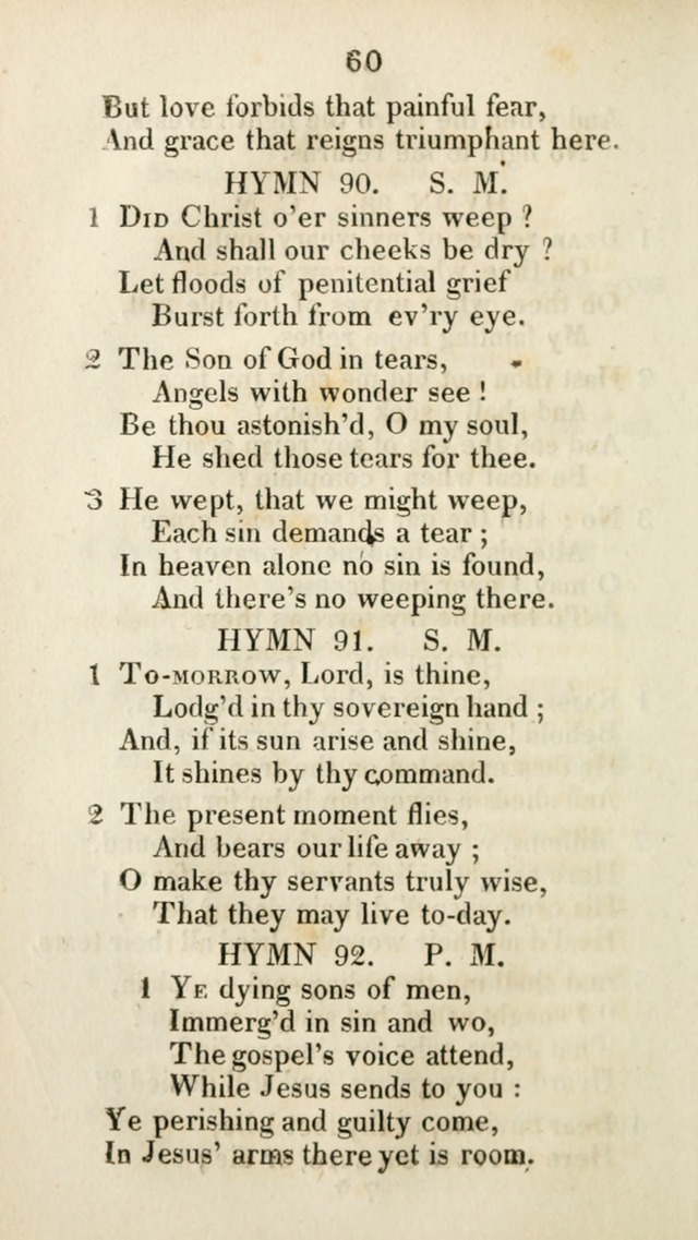 The Brick Church Hymns, Designed for the Use of Social Prayer Meetings and Families, selected from the most approved authors page 61