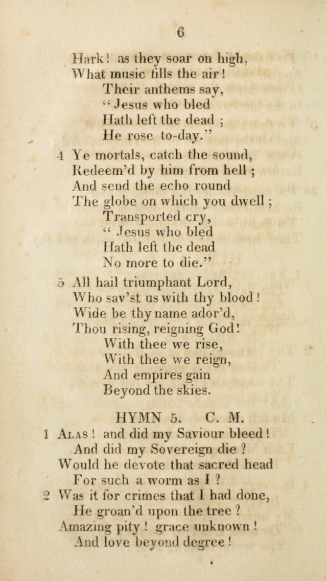 The Brick Church Hymns, Designed for the Use of Social Prayer Meetings and Families, selected from the most approved authors page 7